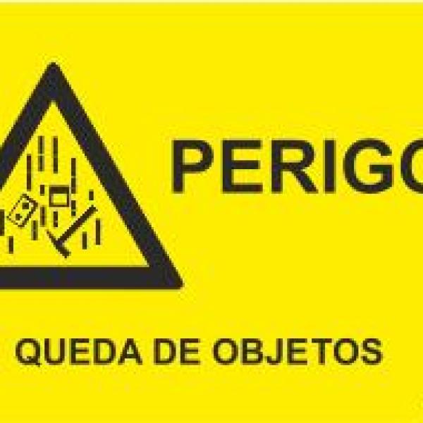 Sinal de Estaleiro - Vinil 400x300mm