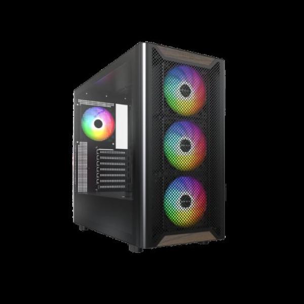 TORRE ATX MONTECH XR WOOD BLACK VENT 4X120MM/CPU MAX175MM/GPU MAX 420MM XR WOOD (B)