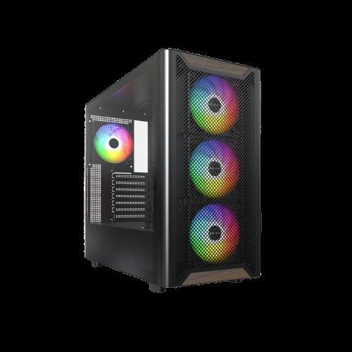 TORRE ATX MONTECH XR WOOD BLACK VENT 4X120MM/CPU MAX175MM/GPU MAX 420MM XR WOOD (B)
