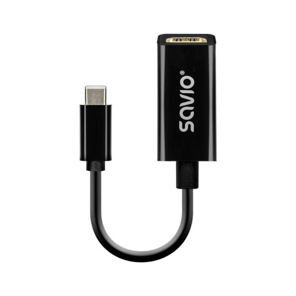 SAVIO AK-79 USB-C HDMI (H) 30HZ BLACK ADAPTER