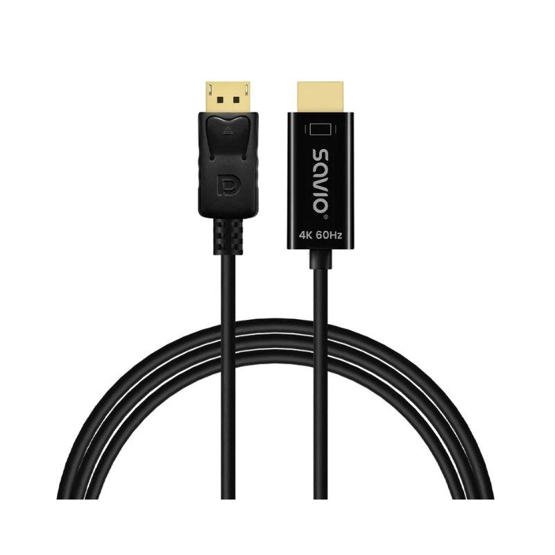 CABLE DP A HDMI SAVIO CL - 189 4K 60HZ