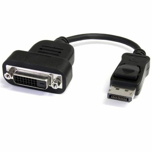 Adaptador DisplayPort para adaptador DVI Startech DP2DVIS              Preto