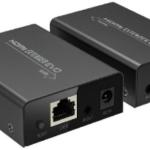 Extensor HDMI via UTP RJ45 até 55 mts PoC (CAT 5E/6) c/ Repetidor Controlo Remoto IR