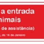 Sinais de Proibição - Vinil 200x70mm