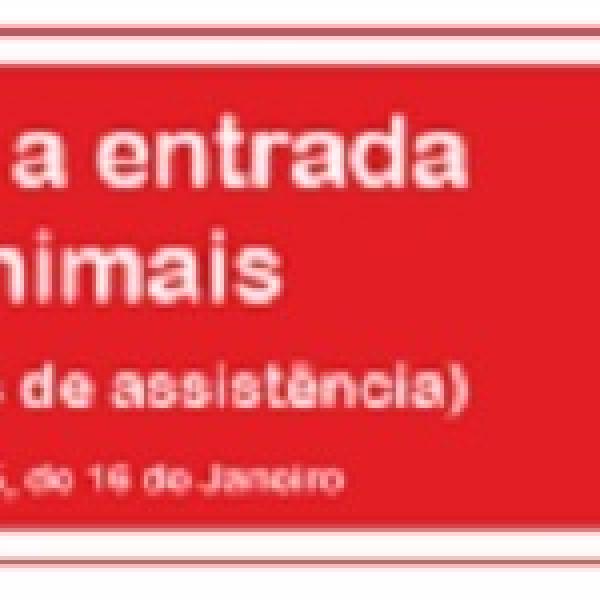 Sinais de Proibição - Vinil 200x70mm