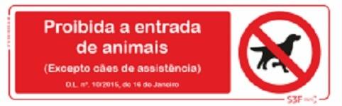 Sinais de Proibição - Vinil 200x70mm