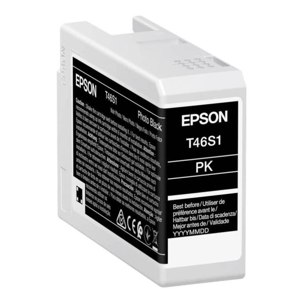 Tinteiro Original Epson T46S1 Preto Photo — Recondicionado