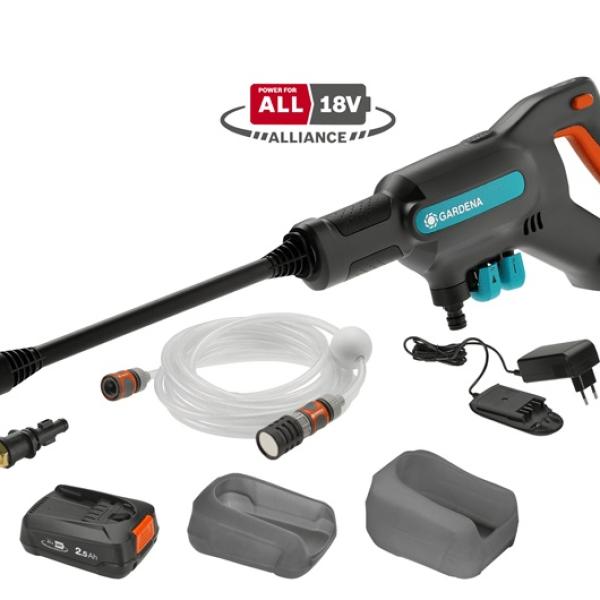 Máquina de Lavar Alta Pressão a Bateria AquaClean 24/18V P4A - GARDENA