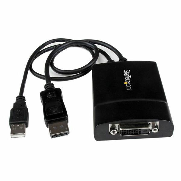 Adaptador DisplayPort para adaptador DVI Startech DP2DVID2             Preto