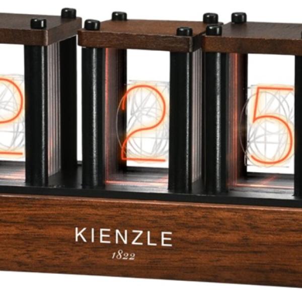 Relógio de Parede/Mesa Digital LED RGB (Castanho) - KIENZLE