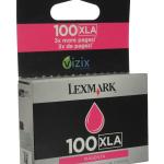 Tinteiro 100XLA Magenta - LEXMARK