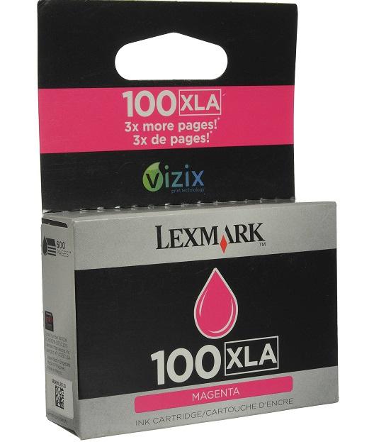 Tinteiro 100XLA Magenta - LEXMARK