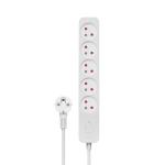 3M WHITE 5 - OUTLET POWER STRIP SAVIO LZ - 09