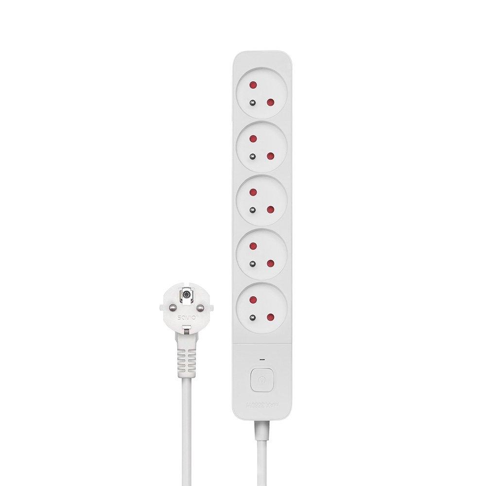 3M WHITE 5 - OUTLET POWER STRIP SAVIO LZ - 09