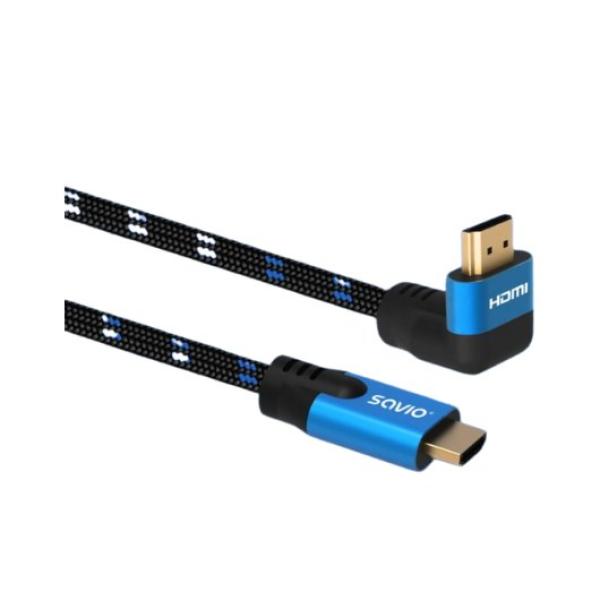 CABLE HDMI 2.1 (M) ANGULAR 8K SAVIO CL - 147 1.8M