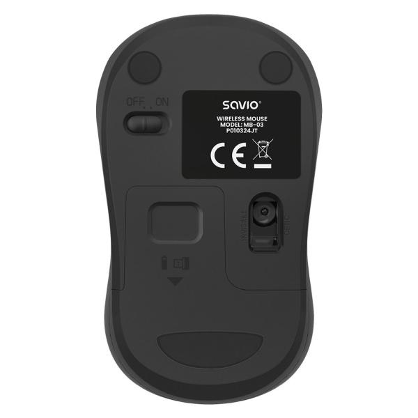 SAVIO MB - 04 OPTICAL WIRELESS MOUSE 1000 DPI