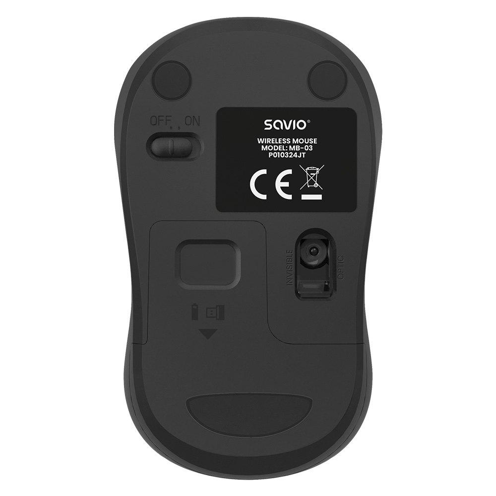SAVIO MB - 04 OPTICAL WIRELESS MOUSE 1000 DPI