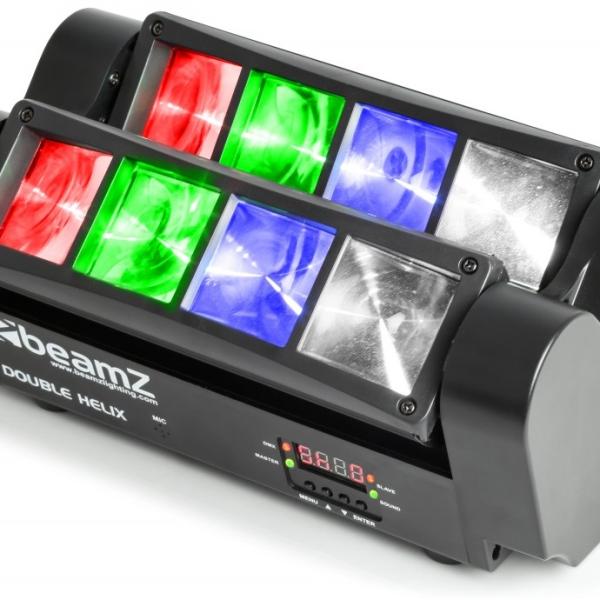 Projector Cabeça Dupla Móvel LED RGBW 8x 3W (24W) DMX (MHL820) - beamZ