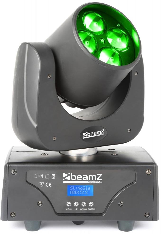 Moving Head LED Profissional QUAD RGBW 4 LEDs OSRAM x 15W DMX c/ Lentes Rotativas (Razor500) - beamZ