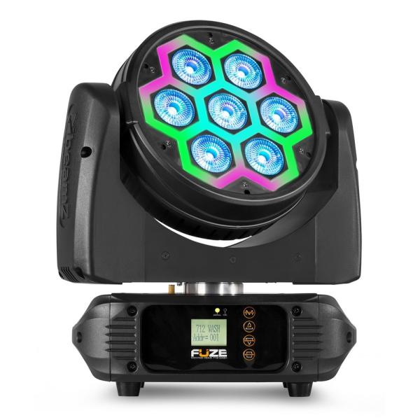 Moving Head LED 7x 12W DMX RGBW (FUZE712) - beamZ
