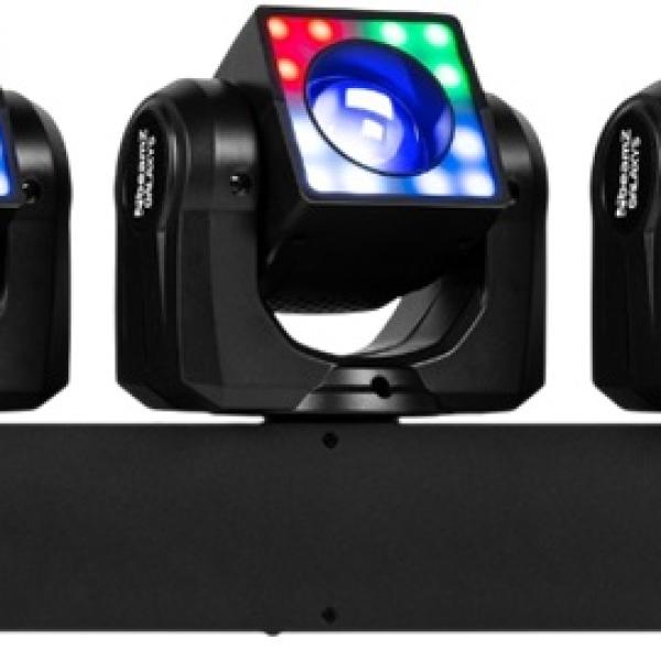 Barra de Iluminação LED RGBW c/ 5 Moving Heads 40W (GALAXY5) - beamZ