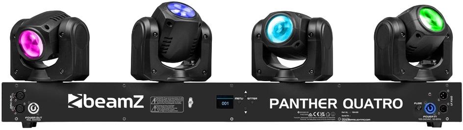 Barra de Iluminação LED RGBW c/ 4 Moving Heads 40W (PANTHER) - beamZ