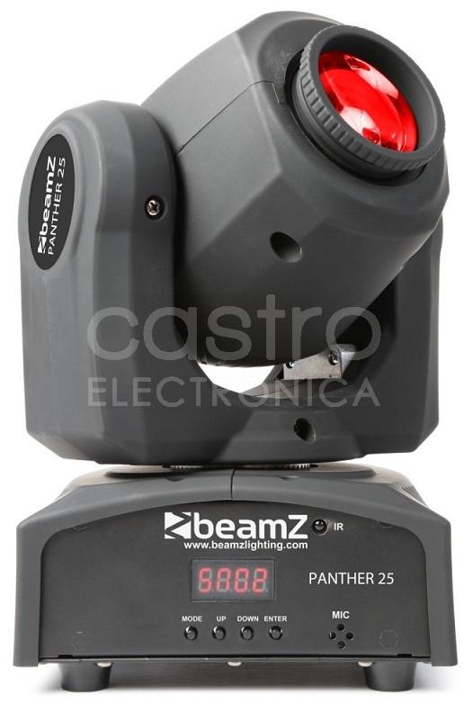 Moving Head 25 LEDs CREE 12W RGBW DMX (Panther 25) - beamZ
