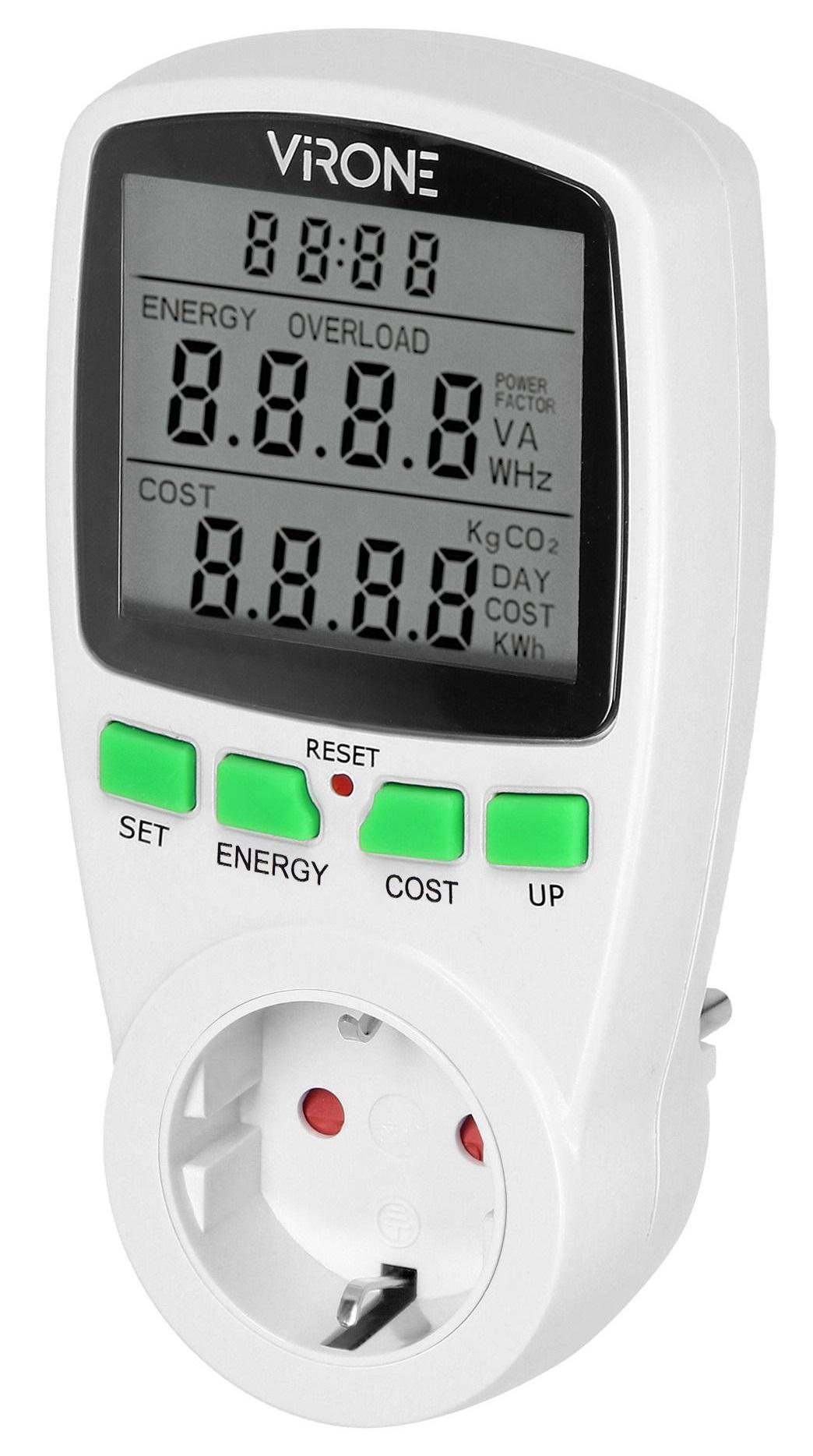 Medidor Digital de Custos de Energia (3680W) - VIRONE