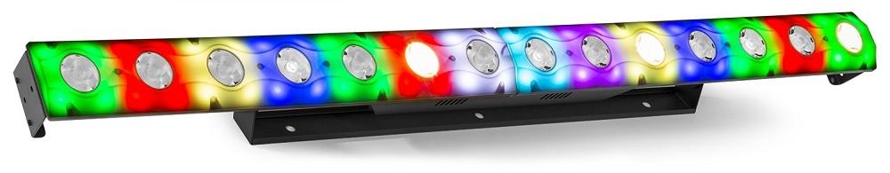 Barra de LEDs Híbrida 14x 3W Branco Q. + RGB DMX (LCB14) - beamZ