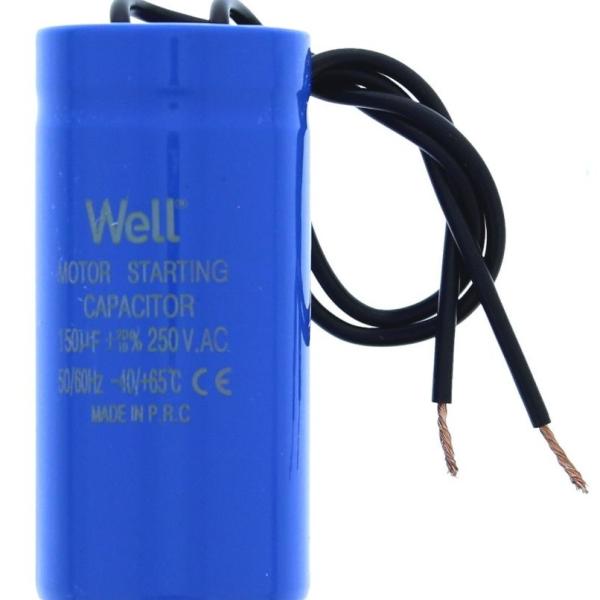 Condensador 250V 150uF c/ Fios