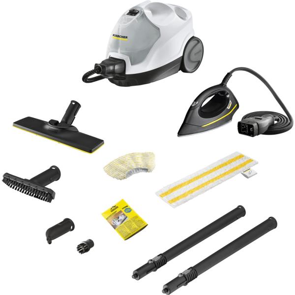 Máquina de Limpeza a Vapor SC 4 EasyFix Iron 0.8L 2000W (Preto/Branco) - KARCHER