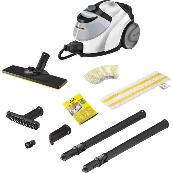 Máquina de Limpeza a Vapor SC 5 EasyFix 1,5L 2250W (Preto/Branco) - KARCHER