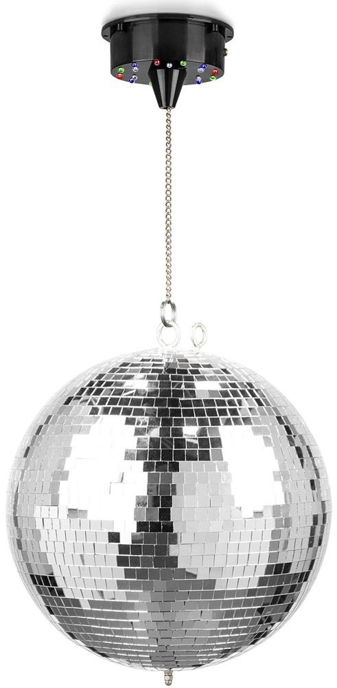 Bola de Espelhos 30cm c/ Motor Luz LED (MB30ML) - FUZZIX