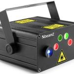 Laser Duplo 100/50mW Vermelho e Verde + LED Azul c/ Comando (DAHIB DOUBLE) - beamZ