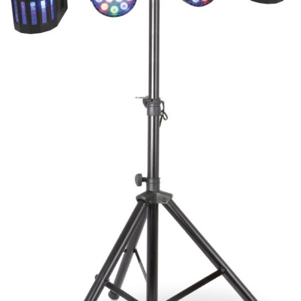 Barra Portátil 4 - EM - 1 c/ 2 Focos PAR 12x LEDs RGBW e 2 Projectores Derby (Partybar2) - beamZ