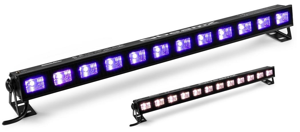 Barra Profissional 2 - EM - 1 12 LEDs 3W Branco+UV (Luz Negra) BUVW123 - beamZ