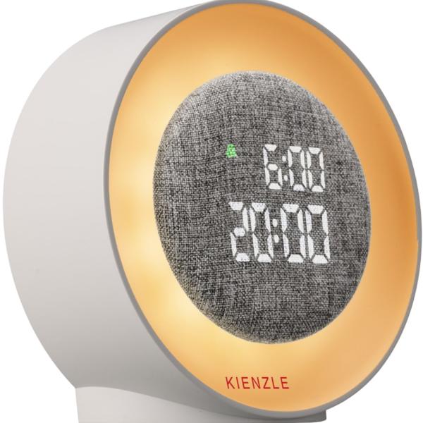 Relógio de Mesa Digital c/ Luz (Cinza) - KIENZLE