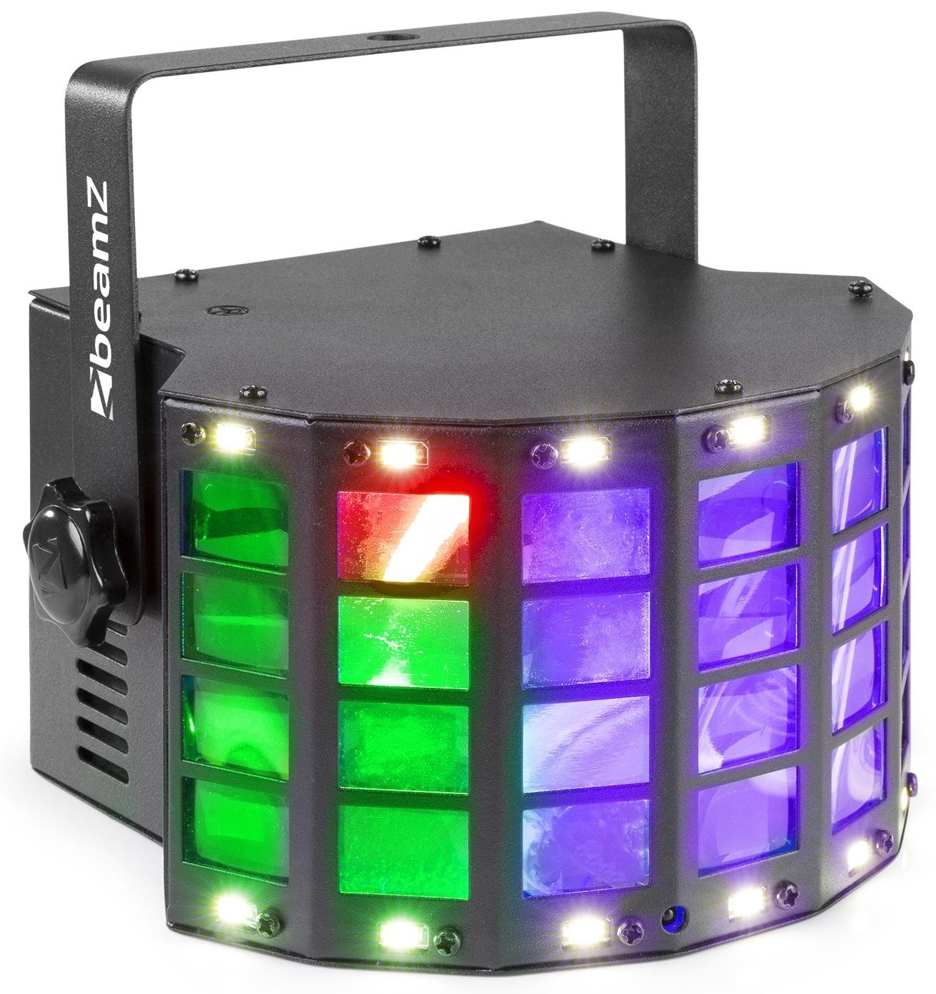Projector Efeitos Disco LED 4x 3W RGBW DMX (DerbyStrobe) - beamZ