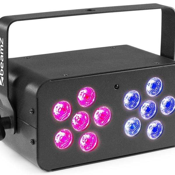 Projector Efeitos Disco LED 12x 4W RGBW DMX (DJ Bank 124) - beamZ