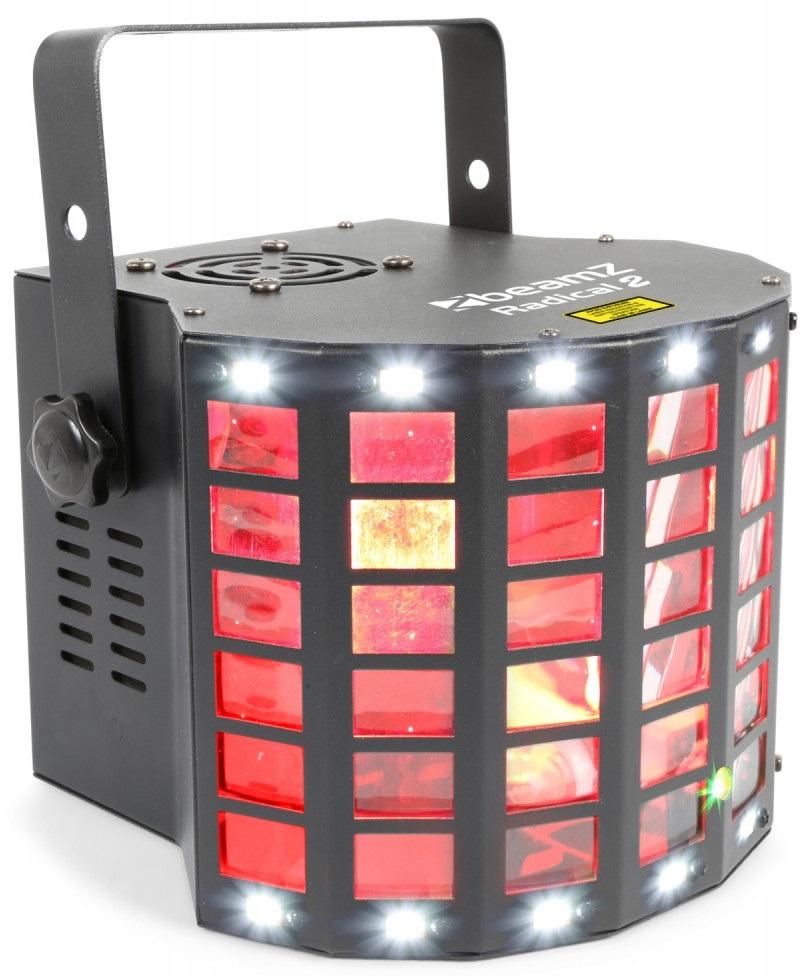 Projector Efeitos Disco LED RGBAW c/ Laser RG + Strobe (RADICAL II) - beamZ