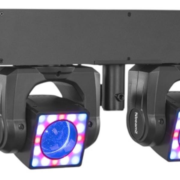Barra Profissional c/ 4 Moving Head´s 4 LEDs 40W UV (SHOWBAR GO) - beamZ