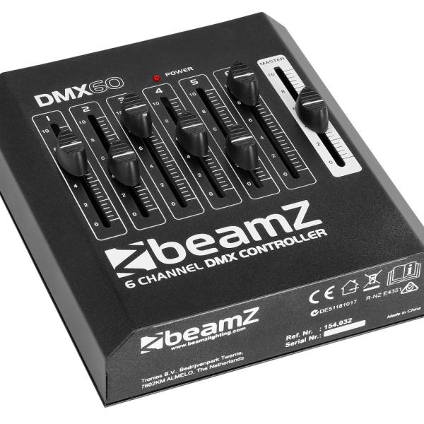 Controlador DMX 6 Canais (DMX60) - beamZ