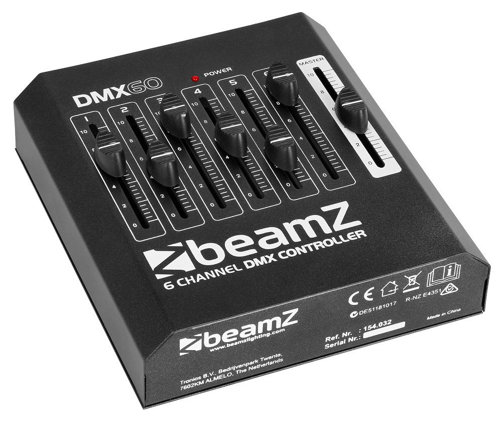 Controlador DMX 6 Canais (DMX60) - beamZ