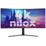 Monitor Curvo 34 NXM344KD11 LED UltraWide Quad HD (Preto) - NILOX