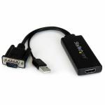 Adaptador HDMI para VGA Startech VGA2HDU              Preto