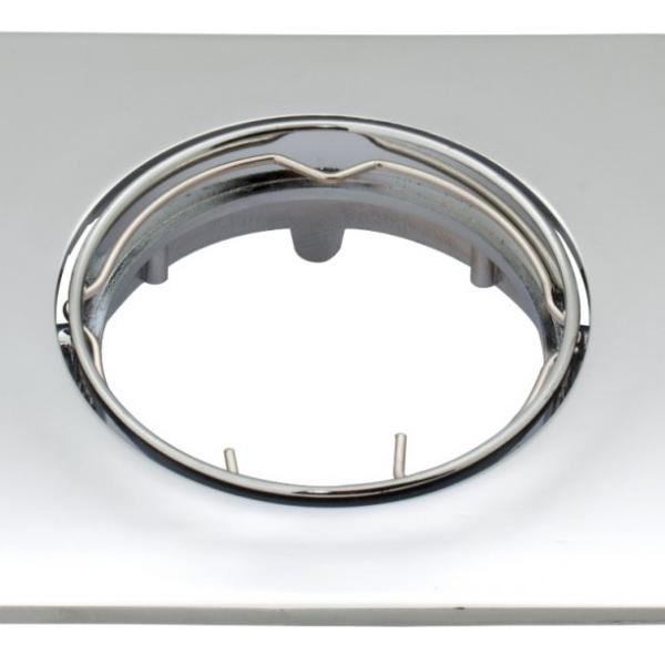Aro Quadrado Ajustável em Aluminio p/ Lampadas MR16 - GU10