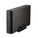 Caixa p/ Disco Externo HDD/SSD 3,5 (Preto) - TooQ