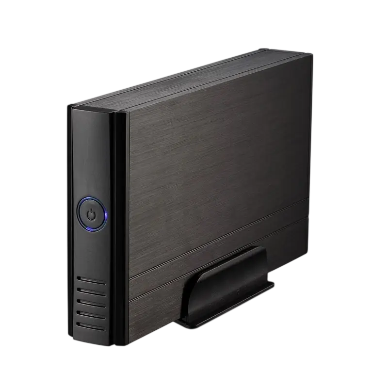Caixa p/ Disco Externo HDD/SSD 3,5 (Preto) - TooQ