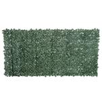 Vedação Artificial em Rolo 3,1,5m Vedação de Privacidade para Balcão Jardim Exterior Planta Decorativa de Parede PE Verde