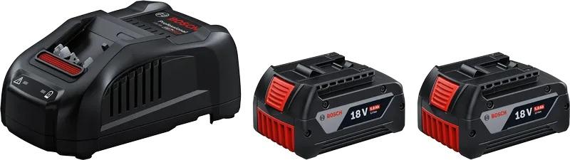 Carregador GAL 1880 CV + 2x Baterias GBA 18V 5.0 Ah - BOSCH